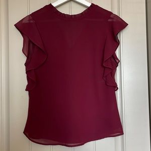 Dynamite flutter sleeve blouse